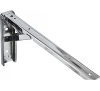 Полкодержатель AKS складной, 350x135x30 мм, модель 2, хром 73516