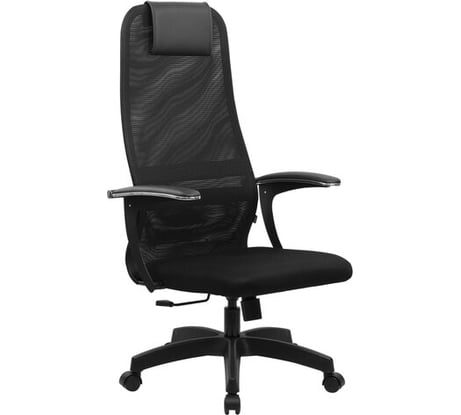 Офисное кресло BRABIX Premium Ultimate Ex-801 пластик, плотная двойная сетка Х2, черное 532922