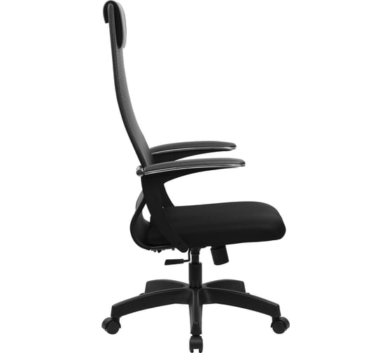 Офисное кресло BRABIX Premium Ultimate Ex-801 пластик, плотная двойная сетка Х2, черное 532922