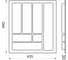 Вкладыш шуфлядный PL COMFORT 50/490, белый, фактический размер 435x490 мм 20077 2
