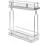 Карго боковая PL 20/2, эффект хрома без направляющей 41042