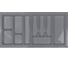 Вкладыш шуфлядный PL STANDARТ 90/430, металлик, фактический размер 830x430 мм 67356 1