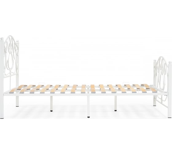 Двуспальная кровать Woodville Викси 160x200 белая 482086
