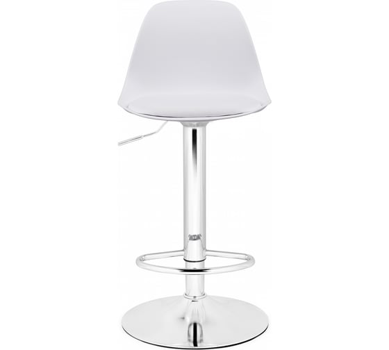 Барный стул Woodville Soft white / chrome 15746