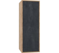 Шкаф навесной Woodville Леви 37 дуб крафт золотой / черный / угольный камень 567678