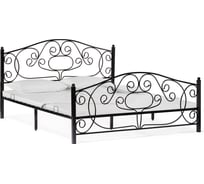 Двуспальная кровать Woodville Викси 180x200 черная 482084