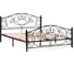 Двуспальная кровать Woodville Викси 180x200 черная 482084 2