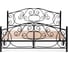 Двуспальная кровать Woodville Викси 180x200 черная 482084 3
