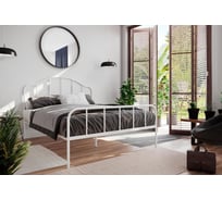 Полутораспальная кровать Woodville Милена 140x200 белая 539201