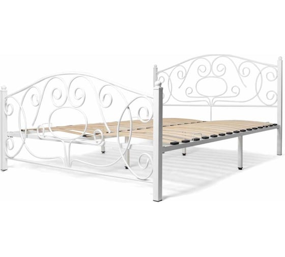 Полутораспальная кровать Woodville Викси 140x200 белая 516731