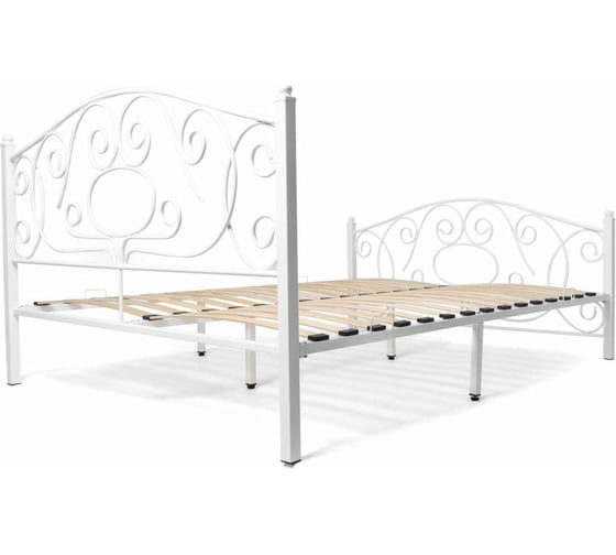 Полутораспальная кровать Woodville Викси 140x200 белая 516731