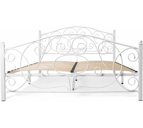 Полутораспальная кровать Woodville Викси 140x200 белая 516731
