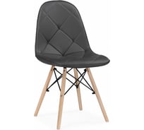 Деревянный стул Woodville Kvadro 1 gray / wood 15734