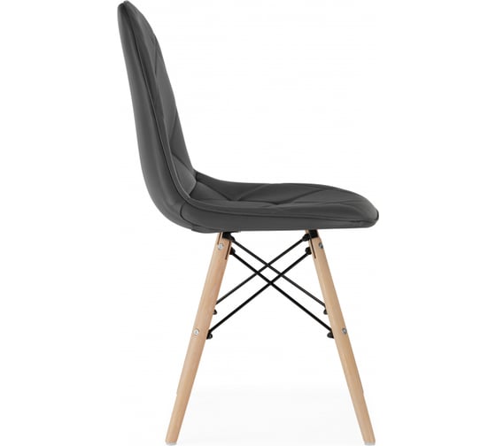 Деревянный стул Woodville Kvadro 1 gray / wood 15734