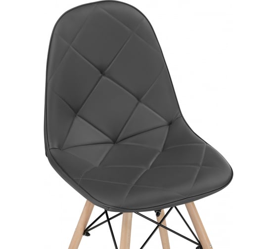 Деревянный стул Woodville Kvadro 1 gray / wood 15734