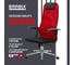 Офисное кресло BRABIX Premium Ultimate Ex-801 хром, плотная двойная сетка Х2, черное/красное 532921 16