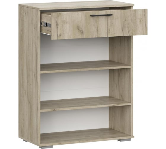 Комод Woodville Бостон КМ-800 дуб крафт серый / бетонный камень 552909