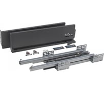 Система ящиков AKS Slimbox 128x300 мм, средний, с доводчиком, графит, правый и левый 83073