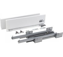 Система ящиков AKS Slimbox 128x300 мм, средний, с доводчиком, белый, правый и левый 83072