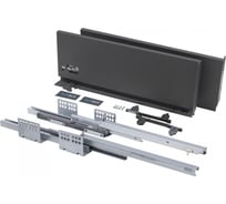 Система ящиков AKS Slimbox 175x500 мм, высокий, с доводчиком, графит, правый и левый 45765