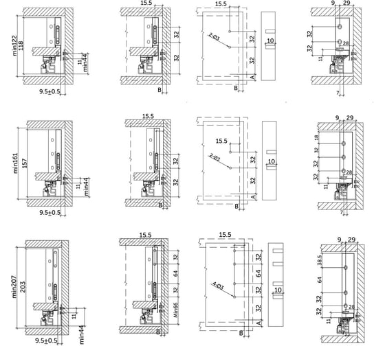 Система ящиков AKS Slimbox 175x450 мм, высокий, с доводчиком, белый, правый и левый 50815