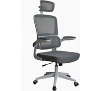 Кресло компьютерное Gramber серо-белый С16