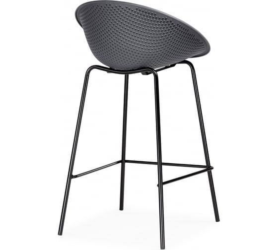Полубарный стул Woodville Zeta dark grey / black 15702