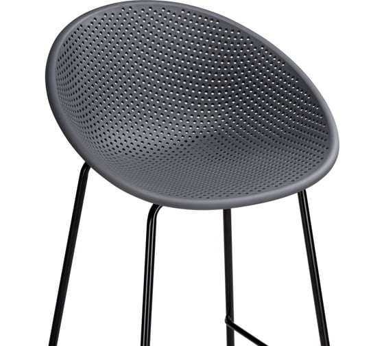 Полубарный стул Woodville Zeta dark grey / black 15702