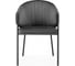 Стул на металлокаркасе Woodville Kortni dark grey / black 15703 2