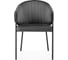 Стул на металлокаркасе Woodville Kortni dark grey / black 15703 9