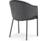 Стул на металлокаркасе Woodville Kortni dark grey / black 15703 11