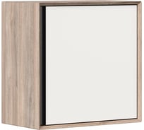 Шкаф навесной Woodville Электра 600 вяз дымчатый / белый 559861