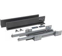 Система ящиков AKS Slimbox 90x300 мм, низкий, с доводчиком, графит, правый и левый 83089