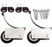 Открытые усиленные мебельные ролики с верхним подшипником AKS 2 верх и 2 низ 48424