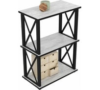 Стеллаж Эвент Лофт-3 СЛ-3 500х300х770 Белый бетон пайн