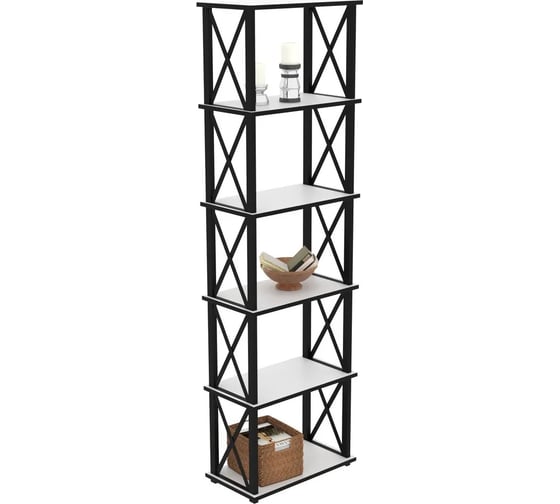 Стеллаж Эвент Лофт-6 СЛ-6 500х300х1820 Белый 1