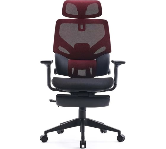 Кресло CACTUS CS-CHR-MC01-RDBK красный, сиденье черный 1884169
