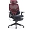 Кресло CACTUS CS-CHR-MC01-RDBK красный, сиденье черный 1884169 1