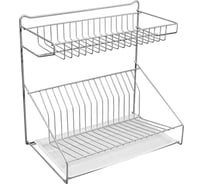 Сушилка для посуды Palladium BUTLER 007.11 универсальная, хром, 38*38*24,5 см 115896