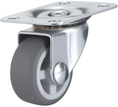 Поворотное колесо Brante 30 мм на площадке сер.рез. NF-04 104112