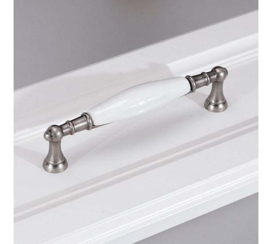Ручка-скоба Brante RS.1426.128.F20 керамика-чёрный никель 606544