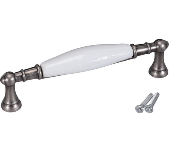Ручка-скоба Brante RS.1426.128.F20 керамика-чёрный никель 606544