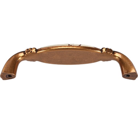 Ручка-скоба Brante RS.1114.96.OAB керамика-старинная латунь 606532