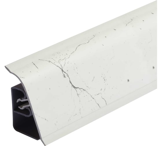 Плинтус для столешницы Thermoplast АР850 850-1255 Мрамор Марквина белый 37х24х4200 (ф-ра1110/011) (12) 850V.1255F4200.00.00 1