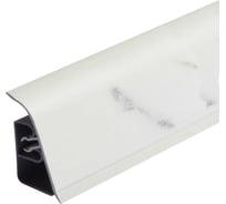 Плинтус для столешницы Thermoplast АР850 850-1256 Мрамор белый 37х24х4200 (ф-ра1110/011) (12) 850V.1256F4200.00.00