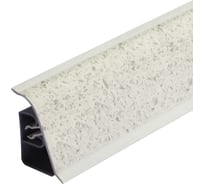 Плинтус для столешницы Thermoplast АР850 850-1327 Эдельвейс 37х24х3000 (ф-ра1110/011) АР850-1327