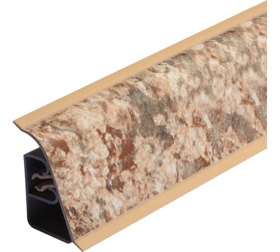 Плинтус для столешницы Thermoplast АР850 850-1407 Тилазит коричневый 37х24х4200 (ф-ра 1225/081) (12) 850V.1407F4200.00.00