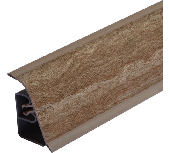 Плинтус для столешницы Thermoplast АР850 850-1270 Travertin brown 37х24х4200 (ф-ра 1214/087) (12) 850V.1270F4200.00.00