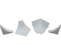 Комплект фурнитуры Cezar BL33-011 (301) DIY (2 заглушки, 1 внутренний угол, 1 внешний угол) BL33.011.SET (1U)