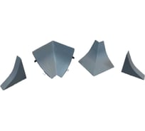 Комплект фурнитуры Cezar BL33-085 (284) DIY к 105 (2 заглушки, 1 внутренний угол, 1 внешний угол) BL33.085.SET (1H)